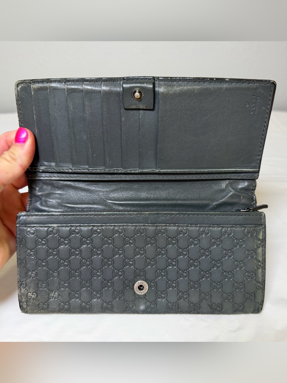 Gucci PROJECT wallet, bad condition - Picture 3 of 8